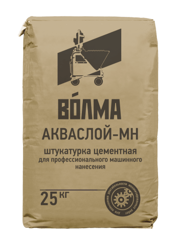 Штукатурка цементная машинного нанесения Акваслой МН ВСК
