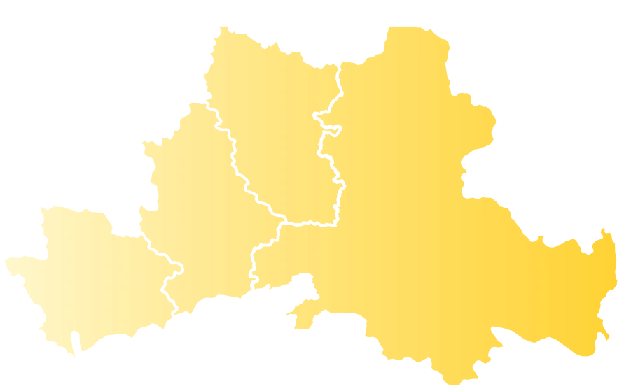 Карта зон доставки