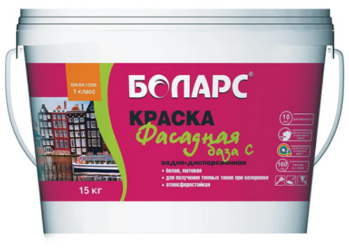 Краска фасадная (База С), 5.5 кг