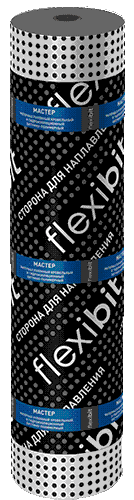 Материал рулонный кровельный и гидроизоляционный битумно-полимерный Flexibit Мастер (Master) ЭПП, 1х10 м (10 м2)