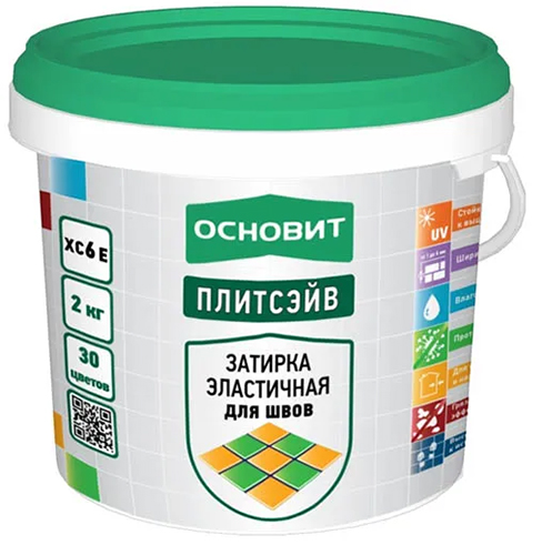Затирка Тёмно-розовая эластичная 082 Плитсэйв XC6 E (2кг)