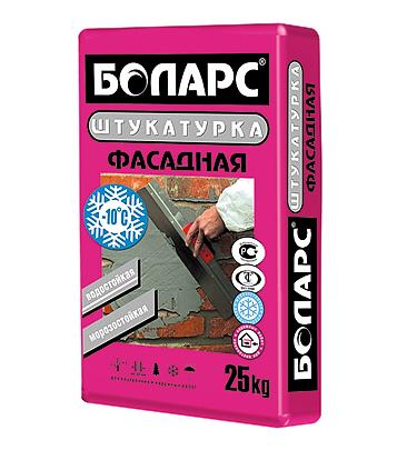 Штукатурка фасадная морозостойкая БОЛАРС, 25 кг