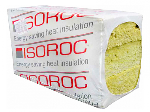Негорючие гидрофобизированные плиты ISOROC ИЗОВЕНТ-Н, 1000х600х60 мм