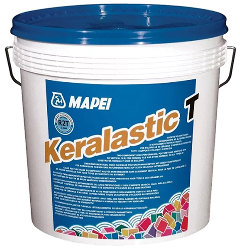 Плиточный полиуретановый клей KERALASTIC T GRIGIO, серый, Mapei, 5 кг