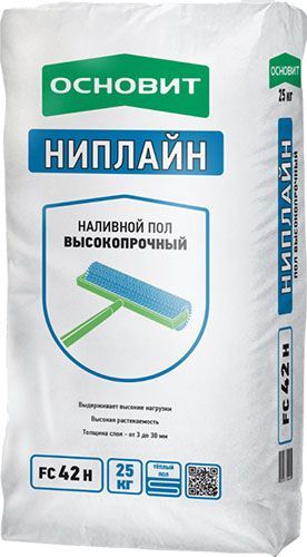 Ниплайн FC42 H наливной пол высокопрочный, мешок 25 кг