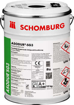 ASODUR-SG3 Грунтовка для защиты от влаги, специальная, паронепроницаемая, 30 кг ведро,  Schomburg