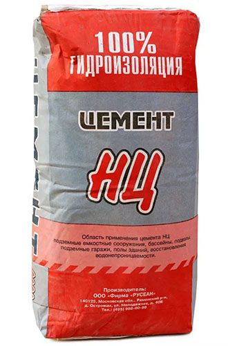 Цемент НЦ (для гидроизоляции), Русеан, 25 кг