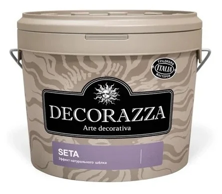 Decorazza Seta da vinci база ORO ST-800 / Декоразза Сета да винчи Декоративное покрытие с эффектом перламутрового шелка, 1 л