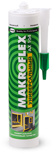 Герметик силиконовый универсальный Makroflex AX104 прозрачный 85 мл.