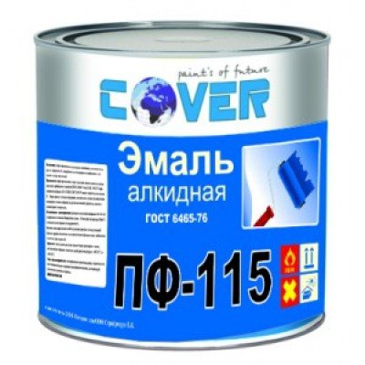 ЭМАЛЬ ПФ -115 Коричневая 1 кг