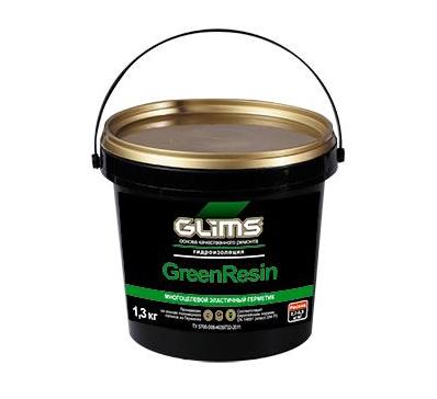 Гидроизоляция эластичная (герметик) GLIMS GreenResin 3,5 кг, ведро