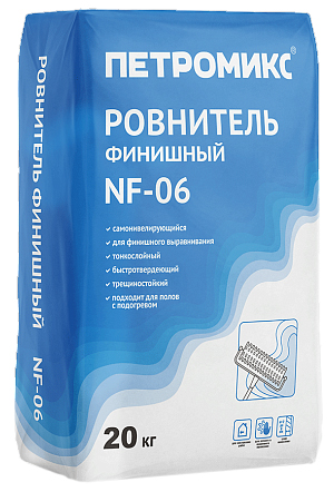 Ровнитель финишный NF-06, Петромикс, 20 кг