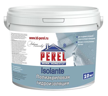 Гидроизоляция Perel Isolante, ведро, 14 кг