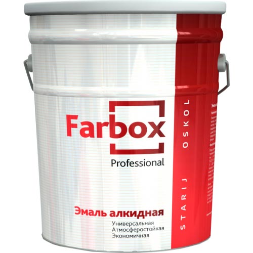 Эмаль Farbox / Фарбокс ПФ-115 Желтая (20 кг)