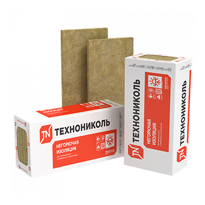 Минвата ТехноНИКОЛЬ Техновент Н 1200х600х50 мм, 12 шт (8,64 м2, 0,432м3)