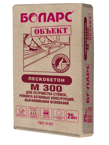 Смесь ПЕСКОБЕТОН М-300, 25 кг