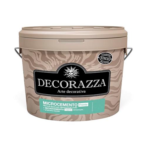 Decorazza Microcemento Fronte Legante Декоративное покрытие с эффектом бетона, мелкая фракция, 15.3 кг