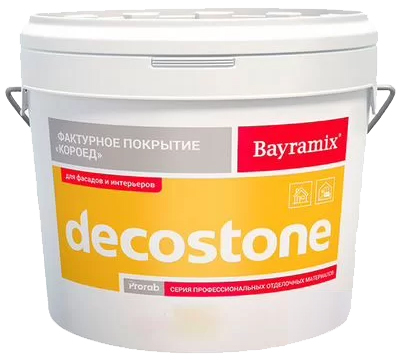 Bayramix Decostone декоративное покрытие с добавлением крупного наполнителя, крупная фракция (К) 2.5-3.0 мм, 25 кг