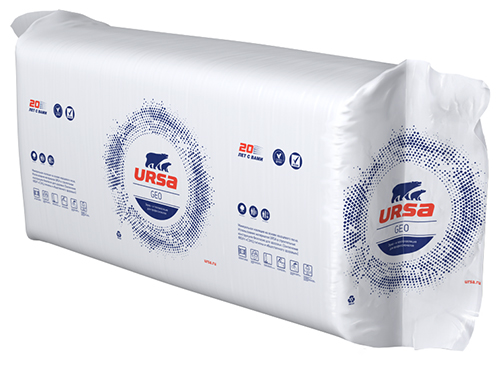 Утеплитель URSA GEO П-30 (1250х600х60 мм) стекловолокно