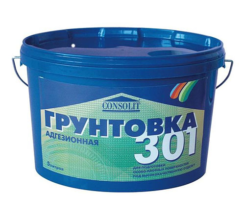 CONSOLIT 301 Грунтовка адгезионная КОНСОЛИТ, 12 кг, ведро