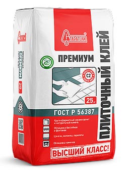 Клей плиточный Премиум, 25 кг, С2, Старатели