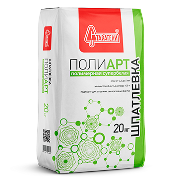 Шпатлевка полимерная Полиарт 20 кг мешок Старатели