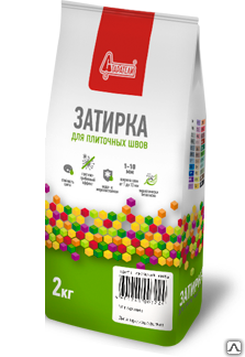 Затирка для плиточных швов желтого цвета 022, 2 кг, Старатели, мешок