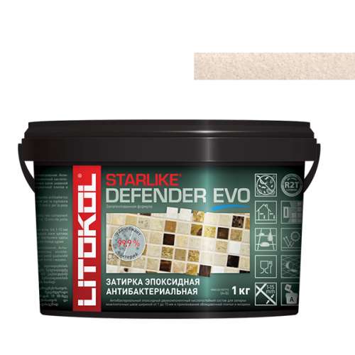 Двухкомпонентный эпоксидный состав STARLIKE DEFENDER EVO, 1 кг, S.205 Travertino, LITOKOL
