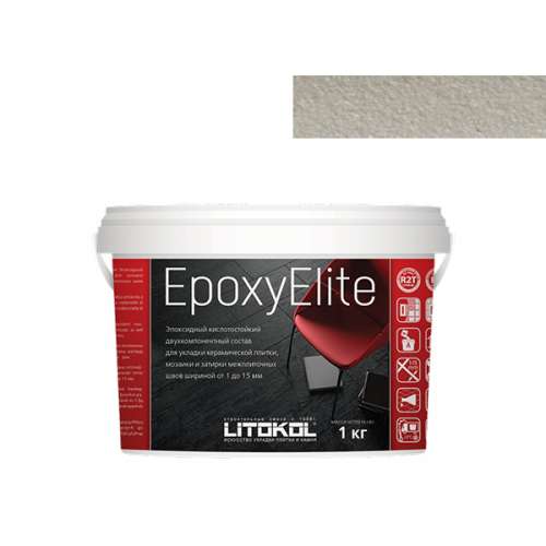 Двухкомпонентный эпоксидный состав EPOXYELITE, 2 кг, Оттенок E.04 Платина, LITOKOL