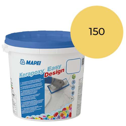 Шовный заполнитель (затирка) KERAPOXY EASY DESIGN №150, желтый, 3 кг