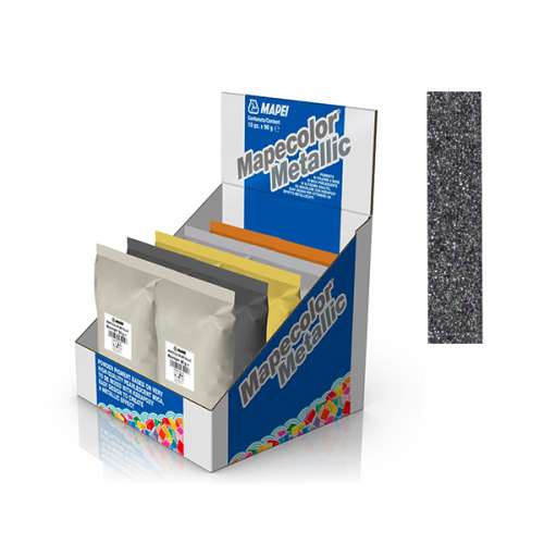 Порошковый краситель MAPECOLOR METALLIC STARDUST, Звёздная пыль (серый), 90 г