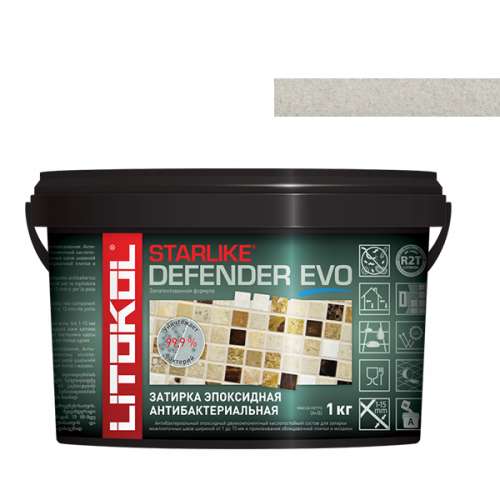 Двухкомпонентный эпоксидный состав STARLIKE DEFENDER EVO, 1 кг, S.210 Greige, LITOKOL