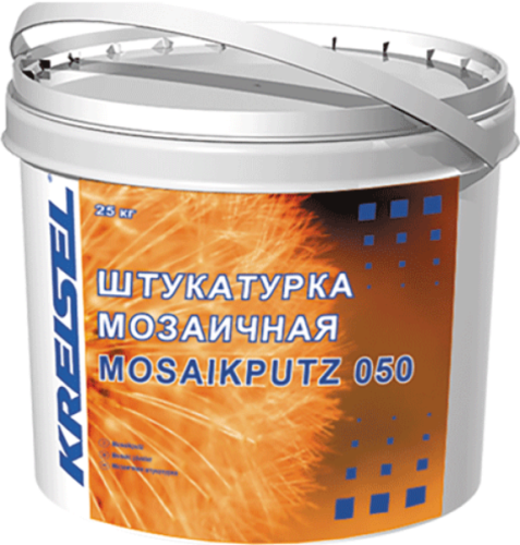 MOSAIKPUTZ 050, Мозаичная акриловая штукатурка, ведро, 25 кг, KREISEL