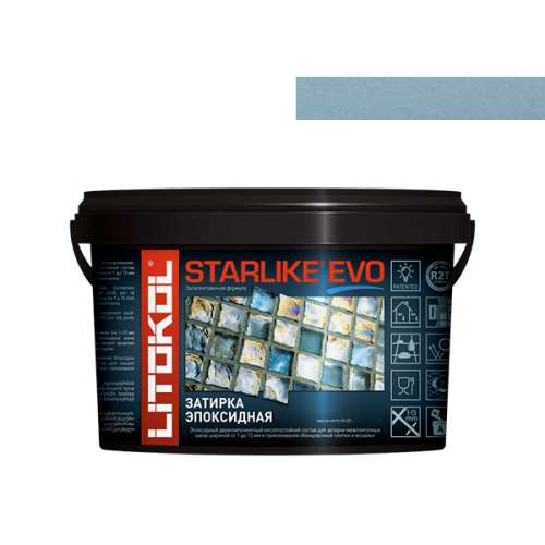 Эпоксидная затирочная смесь STARLIKE EVO, 2,5 кг, Оттенок S.820 Azzurro Taormina