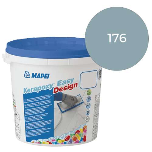 Шовный заполнитель (затирка) KERAPOXY EASY DESIGN №176, зелено-серый, 3 кг