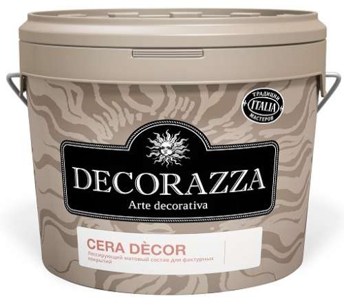 Decorazza Cera Decor/ Декоразза Чера Декор натуральный воск в водном растворе с добавками для фактурных покрытий, 1 л