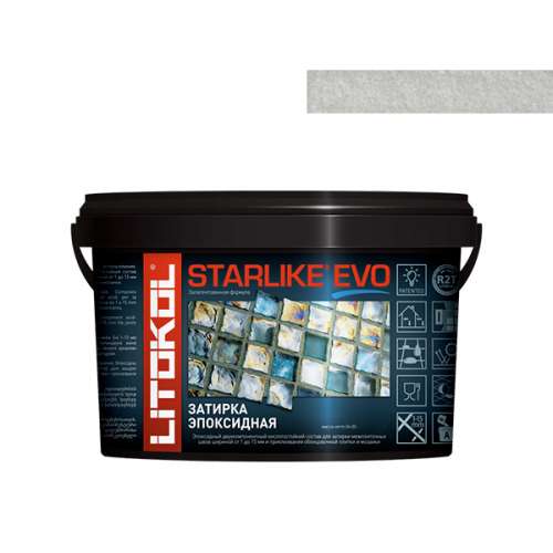 Эпоксидная затирочная смесь STARLIKE EVO, 1 кг, Оттенок S.105 Bianco Titanio