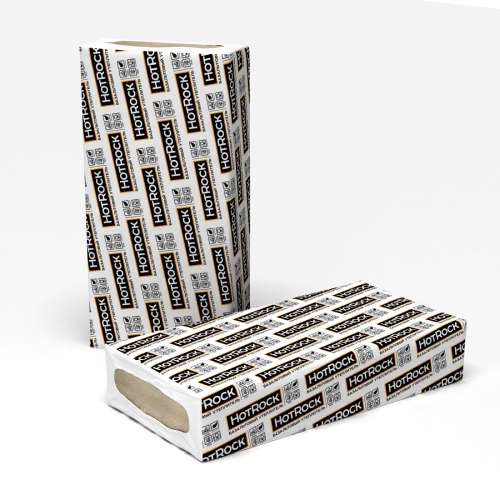 Базальтовый утеплитель Хотрок Руф Н ПРО 1200x600x130 мм, 2 шт (1,44 м2, 0,1872 м3) в упаковке