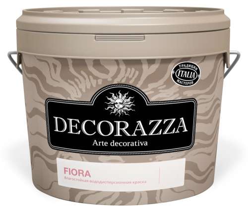 Decorazza Fiora база С / Декоразза Фиора Влагостойкая водно-дисперсионная краска для интерьеров, 0.9 л