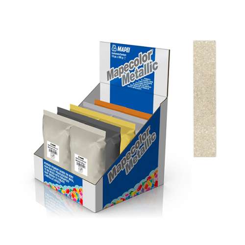 Порошковый краситель MAPECOLOR METALLIC MOONLIGHT, Лунный свет (белый), Mapei, 90 г