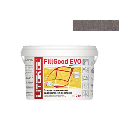 Готовая полиуретановая затирка FillGood EVO, 2 кг, Оттенок F.230 Cacao, LITOKOL